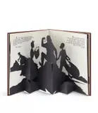 Kara Walker, Freedom: A Fable, 1997, Laser-cut paper pop-up book, bound in brown leather (as issued)