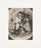 Kara Walker, Untitled (John Brown), 1997, Etching and aquatint, on Mulberry Chine collé to Rives BFK paper, with full margins