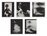 Lyle Ashton Harris, Five Photogravures, 2004, The complete set of five photogravures, on Somerset paper, with full margins, the sheets loose (as issued), with colophon, all contained in the original tan linen-covered portfolio, with embossed text in brown