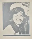 Jacqueline Kennedy I (Jackie I), from 11 Pop Artists, Volume I (F. & S. 13) by Andy Warhol, 1966, Screenprint in silver, on wove paper, with full margins, sold Sep 2023