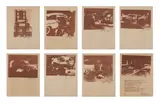 Gerard Malanga, Thermofax, 2008, The complete set of nine hand-pulled Thermofax prints, including the rare ninth print (Andy and Gerard) additional to the published set of eight, on thin wove paper (original 1968 paper), with full margins,
