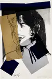 Mick Jagger (F. & S. 142) by Andy Warhol, 1975, Screenprint in colors, on Arches Aquarelle paper, the full sheet, sold Sep 2023