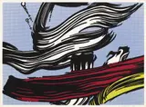Roy Lichtenstein, Brushstrokes (C. 45), 1967, Screenprint in colors, on off-white wove paper, with full margins
