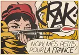 Roy Lichtenstein, Crak! (C. II.2), 1964, Offset lithograph in colors, on thin wove paper, with full margins