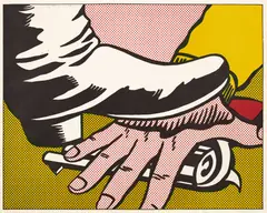 Foot and Hand (C. II.4) by Roy Lichtenstein, 1964, Offset lithograph in colors, on wove paper, with full margins, sold Sep 2023