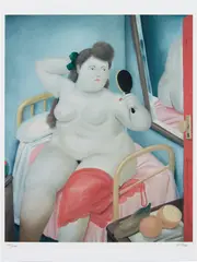 La Toilette, from Botero by Fernando Botero, 1982, Offset lithograph in colors, on wove paper, with full margins, sold Sep 2023