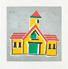 Hunan Palace by Donald Baechler, 2008, Etching and aquatint in colors, on Somerset paper, with full margins, offered Sep 2023