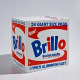 Charles Lutz, Brillo Box, from Denied Warhol Sculptures, 2007, Screenprint and latex paint on wood multiple