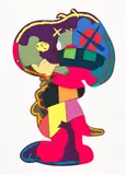 Kaws, ISOLATION TOWER, 2016, Monumental screenprint in colors, on Saunders Waterford paper, with full margins