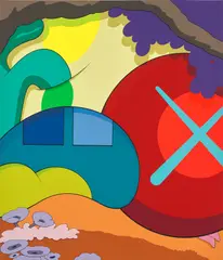 YOU SHOULD KNOW I KNOW by Kaws, 2015, Screenprint in colors, on Saunders Waterford paper, the full sheet, sold Sep 2023