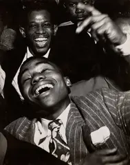 Night at the Apollo by Weegee, 1956, Gelatin silver print, sold Apr 2023