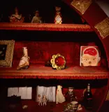 My Red Shelf, NYC by Nan Goldin, 1997, Dye destruction print, sold Apr 2023