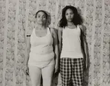 LaToya Ruby Frazier, Momme (floral comforter) from Notion of Family