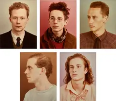 Porträts (Portraits) by Thomas Ruff, 1983-1985, Five chromogenic prints, sold Apr 2023