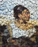 Orphan Girl at the Cemetery, after Delacroix from Gordian Puzzles by Vik Muniz, 2008, Chromogenic print, sold Apr 2023
