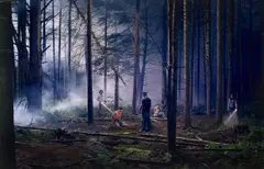 Untitled by Gregory Crewdson, 2003, Chromogenic print, face-mounted to Plexiglas, sold Apr 2023