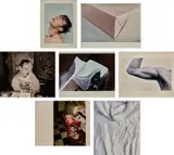 Wolfgang Tillmans, Seven works: (i) paper wrapped II (ii) Cornel, Zurich (iii) Damon, shower, head up (iv) sportflecken (v) after party. (vi) Faltenwurf (broom stick) (vii) Olli's arm, wide