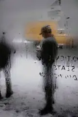 Snow by Saul Leiter, 1970, Chromogenic print, printed later, sold Apr 2023