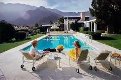 Slim Aarons, Poolside Pairs, 1970, Chromogenic print, printed later