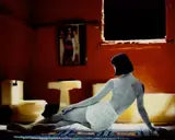 Laurie Simmons, The Long House (Red Bathroom)