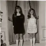Marcella and Leslie Matthaei standing in front of a window by Diane Arbus, 1969, Gelatin silver print, printed between 1969 and 1971, sold Apr 2023