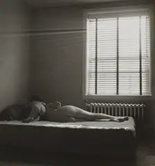 Eleanor and Barbara, Chicago by Harry Callahan, 1954, Gelatin silver print, printed later, sold Apr 2023