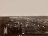 Carleton Watkins, City of Portland, Willamette River, Oregon, 1867, Mammoth-plate albumen print