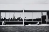Lewis Baltz, South wall, Mazda Motors, 2121 East Main Street, Irvine from The New Industrial Parks near Irvine, California