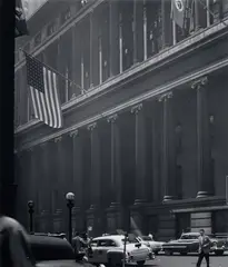 Downtown Manhattan by Andreas Feininger, 1962, Gelatin silver print, offered Apr 2023