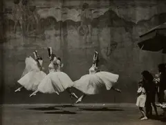 Ballet, New York by André Kertész, 1938, Gelatin silver print, sold Apr 2023