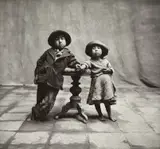 Cuzco Children by Irving Penn, 1948, Gelatin silver print, printed 1960s, sold Apr 2023
