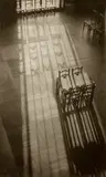 Chairs in the American Library, Paris by André Kertész, 1928, Gelatin silver print, sold Apr 2023