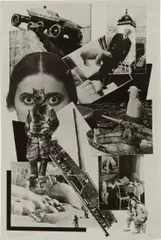 Illustration from Vladimir Mayakovsky's 'Pro Eto. Et I mne' by Alexander Rodchenko, 1923, Gelatin silver print after a photomontage, printed 1930s, sold Apr 2023