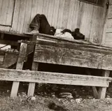 Killing Time, American South by Dorothea Lange, 1938, Gelatin silver print, probably printed later, offered Mar 2023