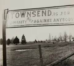 Townsend by Dorothea Lange, 1942, Gelatin silver print, probably printed 1950s, offered Mar 2023