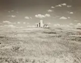 South Dakota Church by Dorothea Lange, 1938, Gelatin silver print, probably printed 1950s, offered Mar 2023