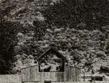 Horses in Stable, from Three Mormon Towns by Dorothea Lange, 1953, Gelatin silver print, printed no later than 1964, sold Mar 2023