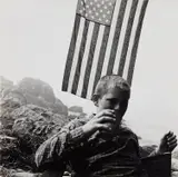Dorothea Lange, Grandchild with Flag, Steep Ravine