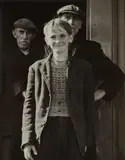 Boy and Two Men, Ireland by Dorothea Lange, 1954, Gelatin silver print, sold Mar 2023