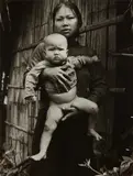 Mother and Child, Vietnam by Dorothea Lange, circa 1958, Gelatin silver print, offered Mar 2023