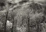 Ansel Adams, Trees and Cliffs of Eagle Peak, Winter, Yosemite National Park, California