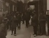 Arnold Genthe, The Street of the Gamblers (by Day), Chinatown, San Francisco, circa 1900, Platinum print