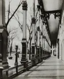 Walker Evans, United States Hotel, Saratoga, New York, Courtyard Veranda