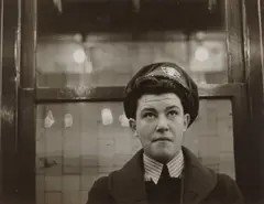Subway Portrait, January 26 by Walker Evans, 1941, Gelatin silver print, sold Oct 2023