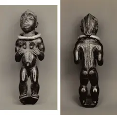 Selected Studies of African Sculpture by Walker Evans, 1935, Two gelatin silver prints, sold Oct 2023