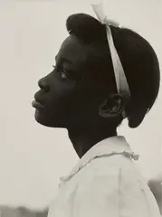 Consuelo Kanaga, Profile of a Young Girl from the Tennessee Series, 1948, Gelatin silver print, probably printed 1950s