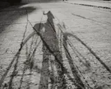 Ruth Orkin, My bike shadow & me on a San Francisco Hill