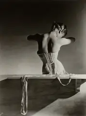 Mainbocher Corset, Paris by Horst P. Horst, 1939, Gelatin silver print, printed later, sold Oct 2023