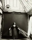 Richard Avedon, Suzy Parker, Evening dress by Dior, Paris studio, August