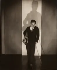 Charlie Chaplin by Edward Steichen, 1925, Gelatin silver print, printed 1950s or 1960s by Rolf Petersen, sold Oct 2023